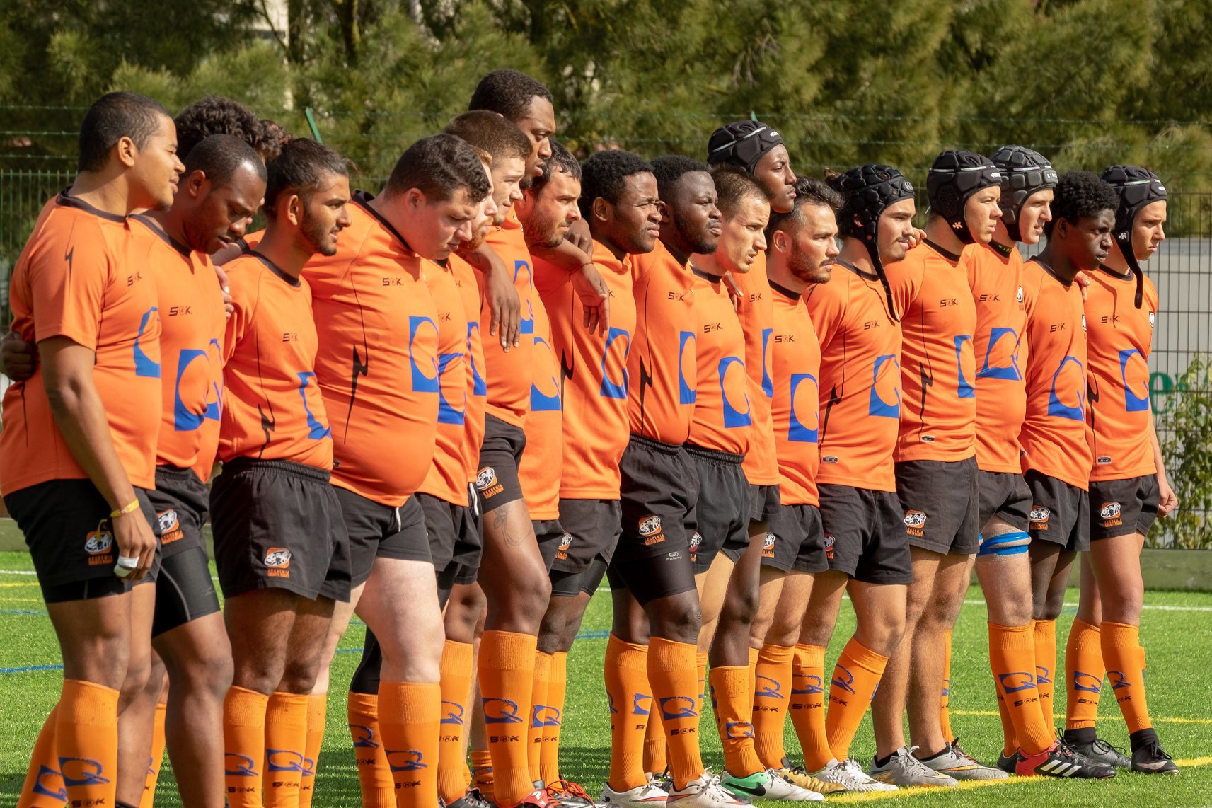 Equipa da Academia Ubuntu Rugby